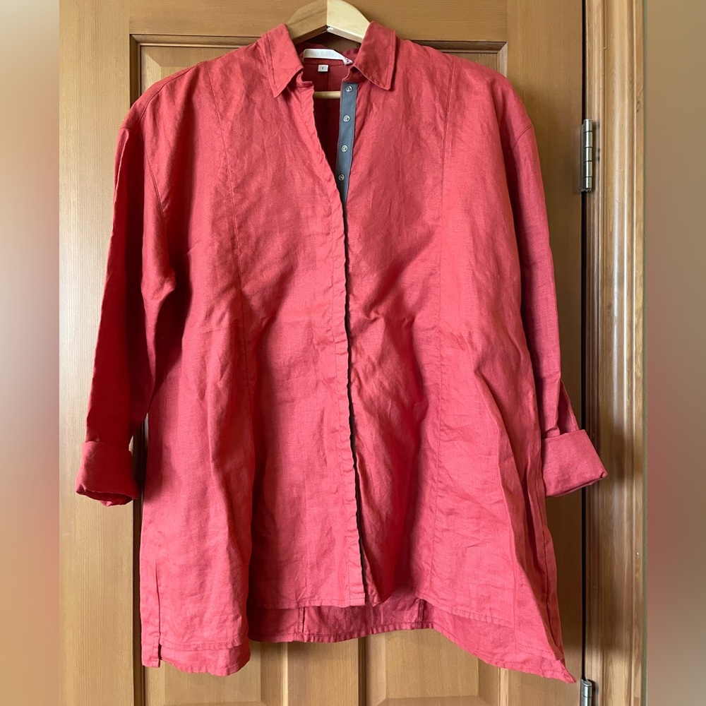 South Street Linen swing shirt